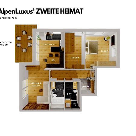 פוגן Zweite Heimat - Garden & Underground Parking Space By Alpenluxus Appartements מראה חיצוני תמונה